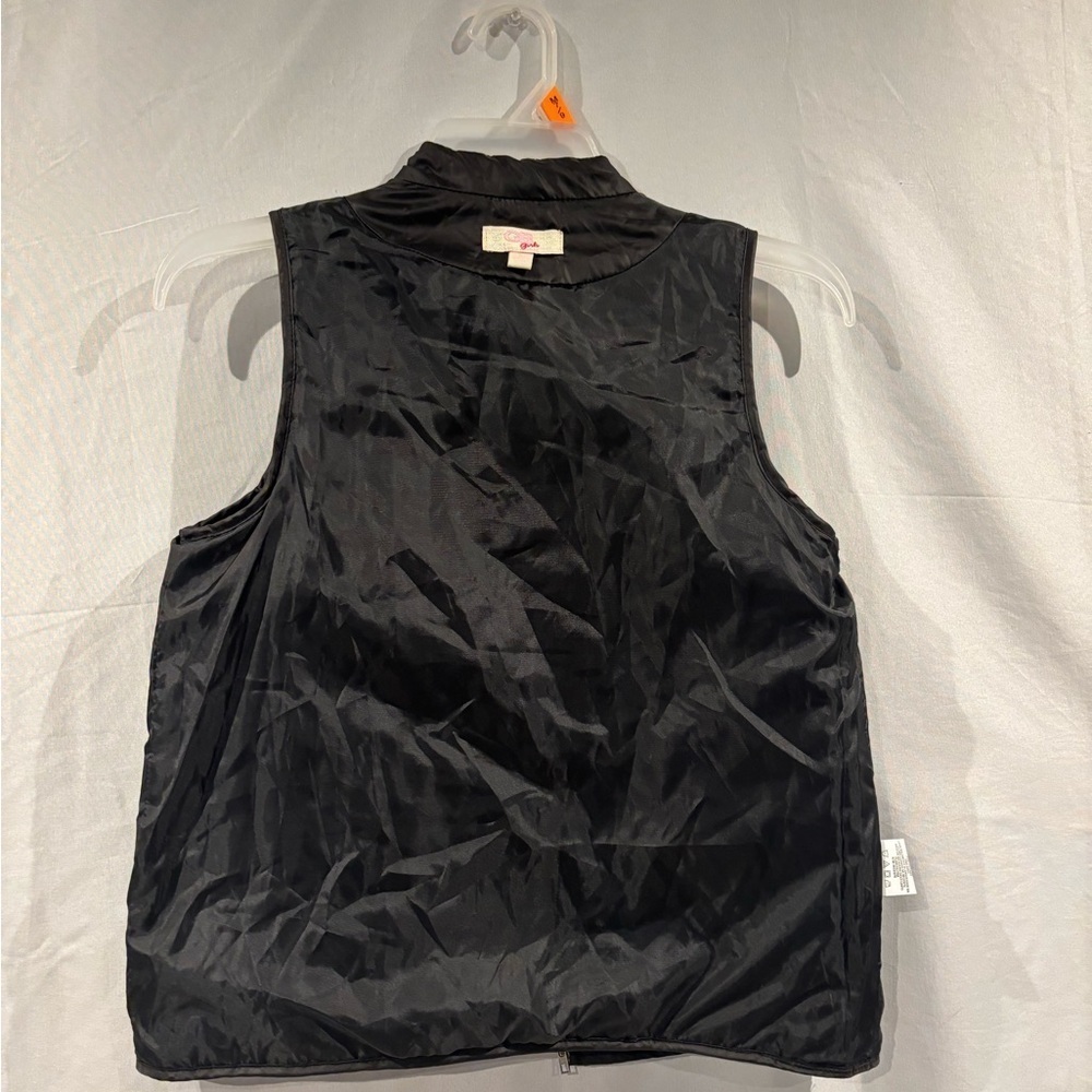 GB Girls Black and White Striped Vest - Picture 5 of 8